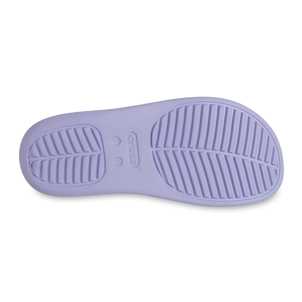 Papuci de plajă femei CROCS  Getaway Groove Platform Flip  lila 3899DSL210700LI