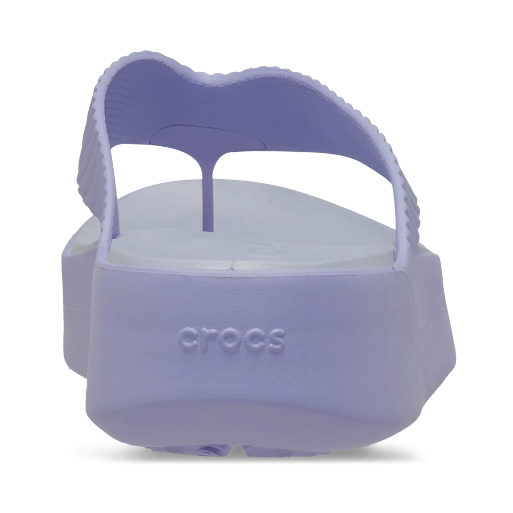 Papuci de plajă femei CROCS  Getaway Groove Platform Flip  lila 3899DSL210700LI