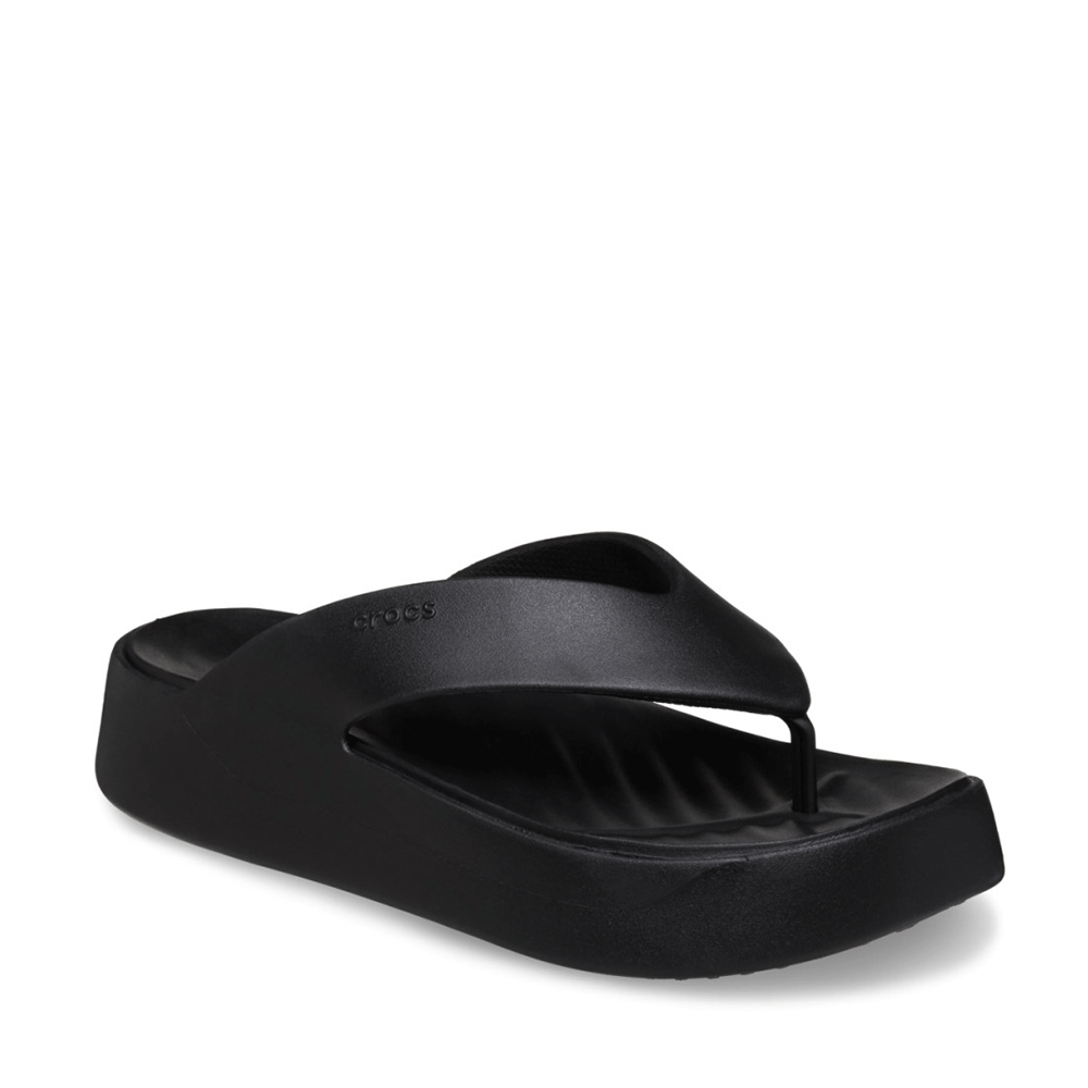Papuci de plajă femei CROCS  Getaway Platform Flip negri 3899DSL209410N
