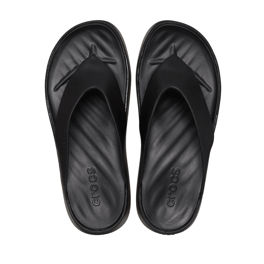 Papuci de plajă femei CROCS  Getaway Platform Flip negri 3899DSL209410N