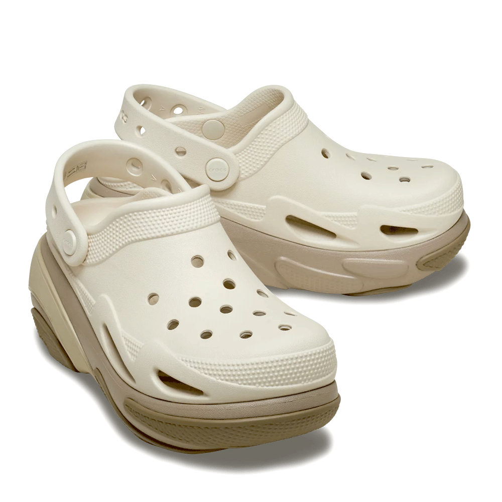 Saboți femei CROCS Bubble Crush Clog taupe 3909DSL210061TA