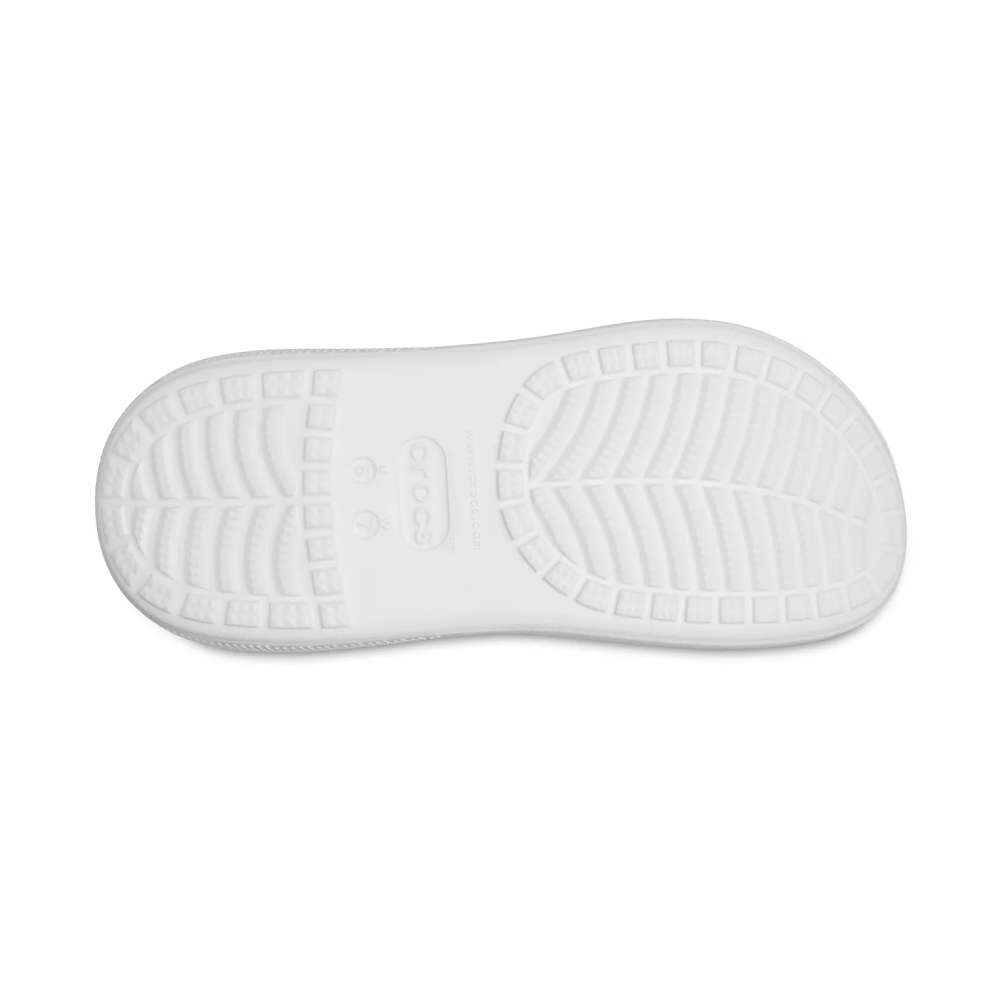 Saboți femei CROCS  Crush Clog albi 3899DSL207521A