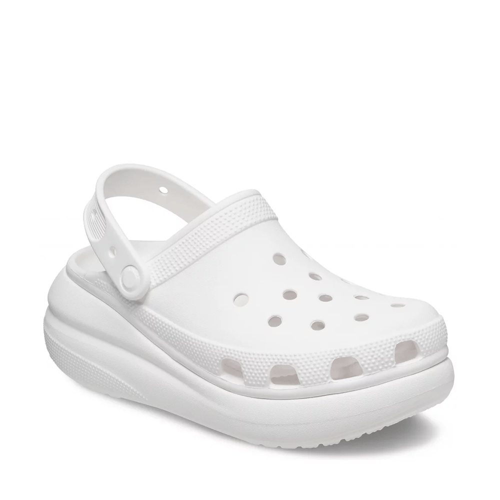 Saboți femei CROCS  Crush Clog albi 3899DSL207521A