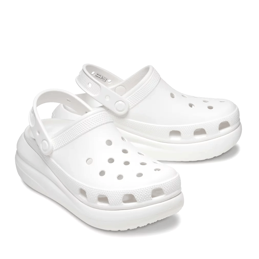 Saboți femei CROCS  Crush Clog albi 3899DSL207521A