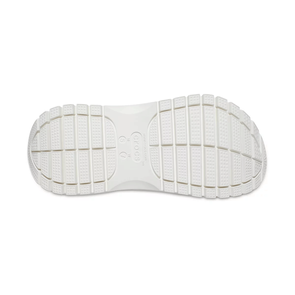 Saboți femei CROCS Mega Crush Clog albi 3909DSL207988A
