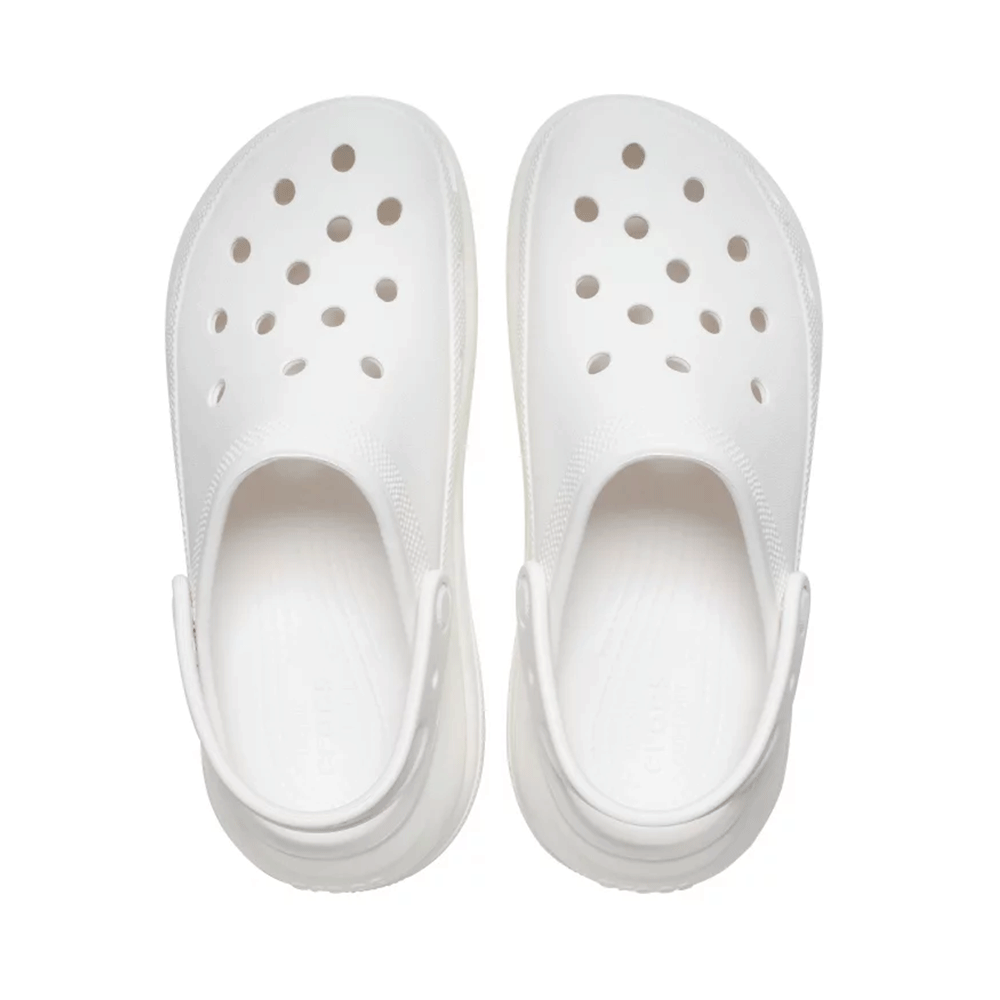 Saboți femei CROCS Mega Crush Clog albi 3909DSL207988A