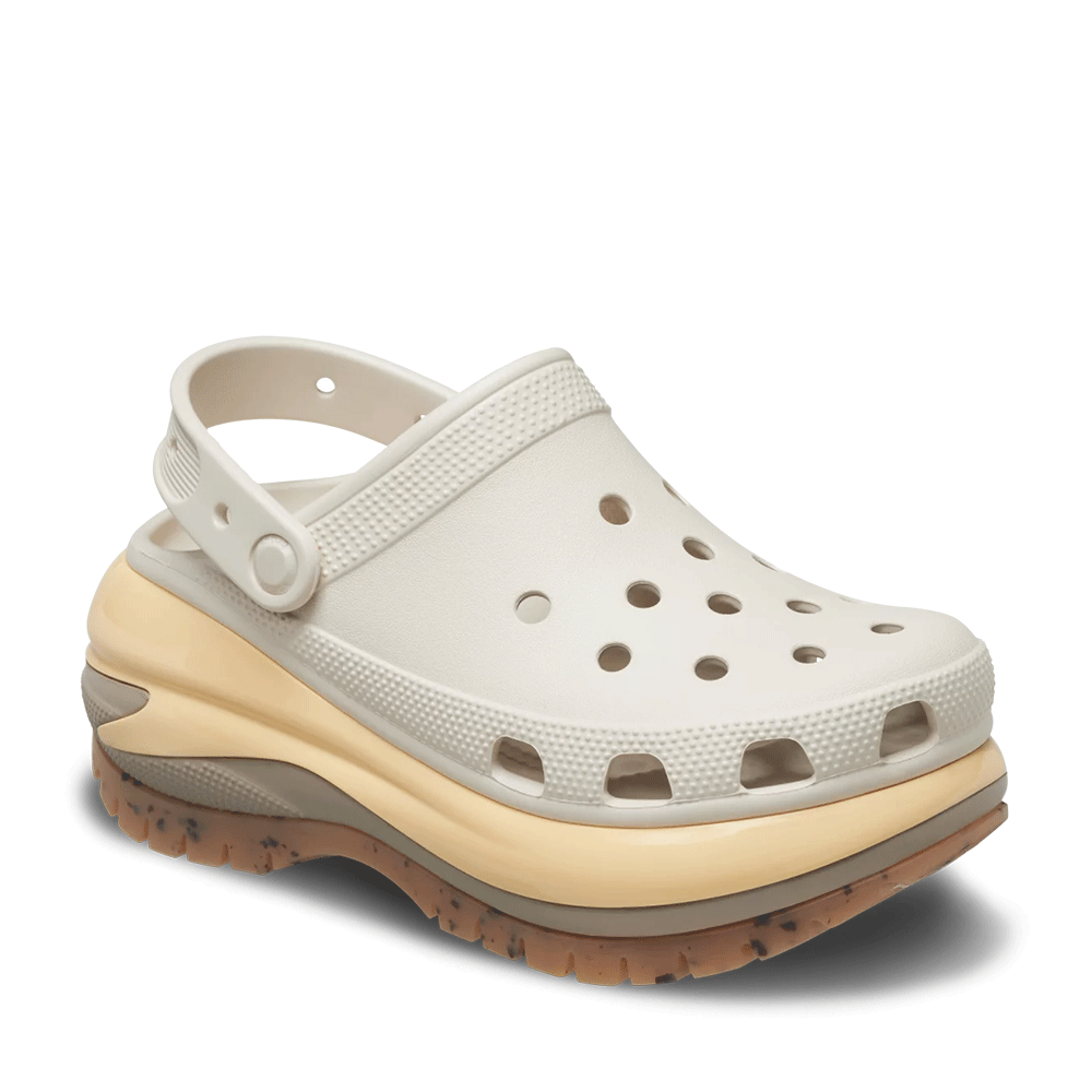 Saboți femei CROCS Mega Crush Clog taupe 3909DSL207988TA