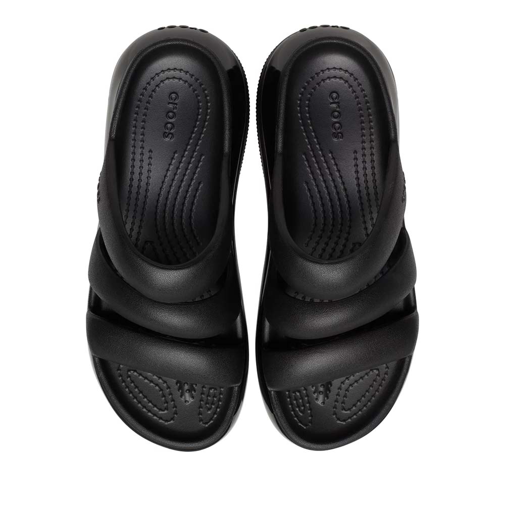 Saboți femei CROCS Mega Crush Triple Strap negri 3909DSL209842N
