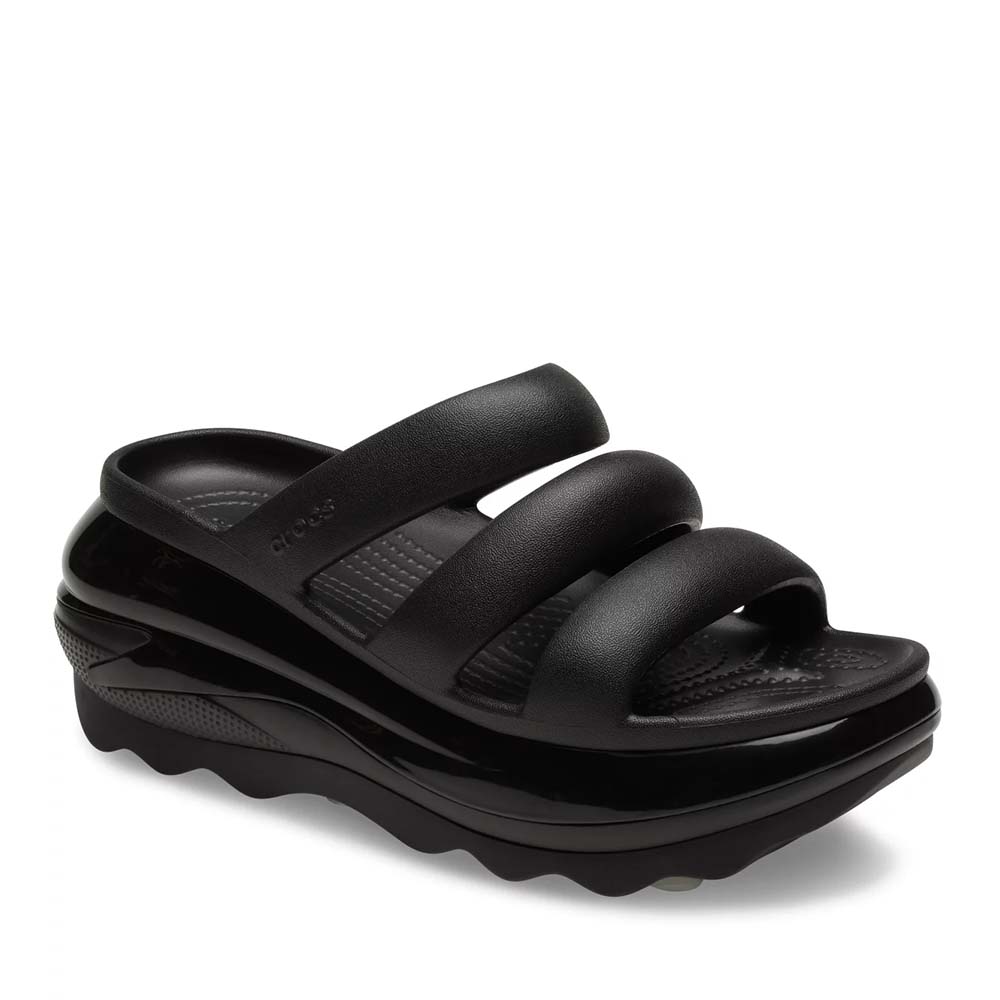 Saboți femei CROCS Mega Crush Triple Strap negri 3909DSL209842N