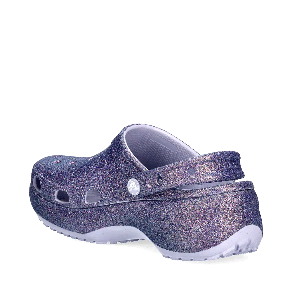 Saboți femei CROCS Platform Irid Glitter Clog  lila glitterat 3899DSL211024LI