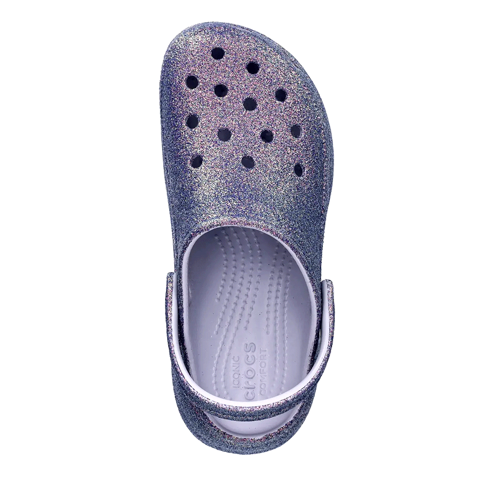 Saboți femei CROCS Platform Irid Glitter Clog  lila glitterat 3899DSL211024LI