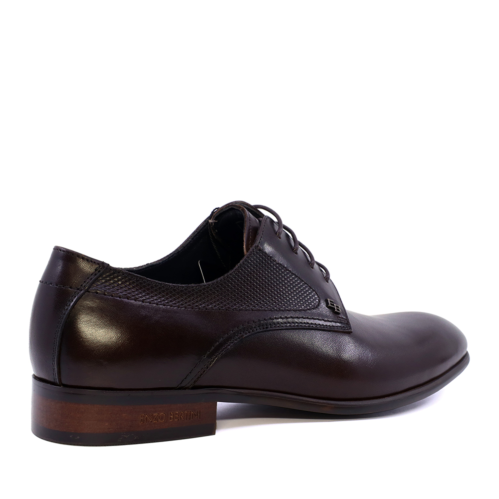Pantofi derby bărbați Enzo Bertini maro din piele naturală 1789BP2068M