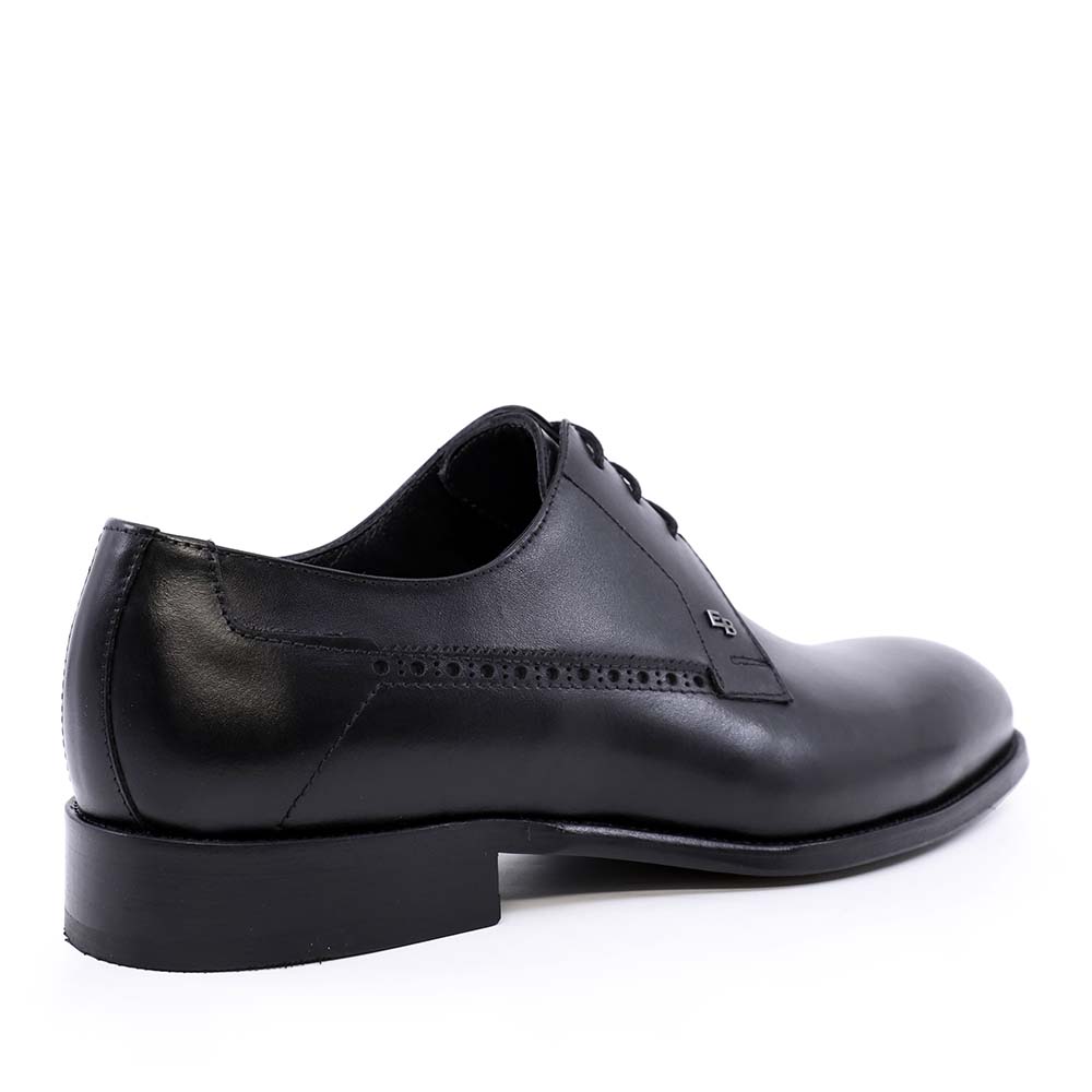 Pantofi derby bărbați Enzo Bertini Premium Collection negri din piele naturală 3389BP1425N