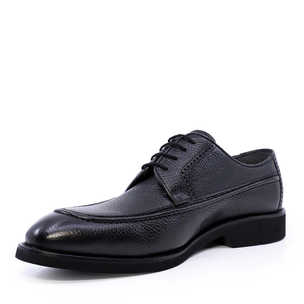 Pantofi derby bărbați Enzo Bertini Premium Collection negri din piele naturală 3389BP1432N