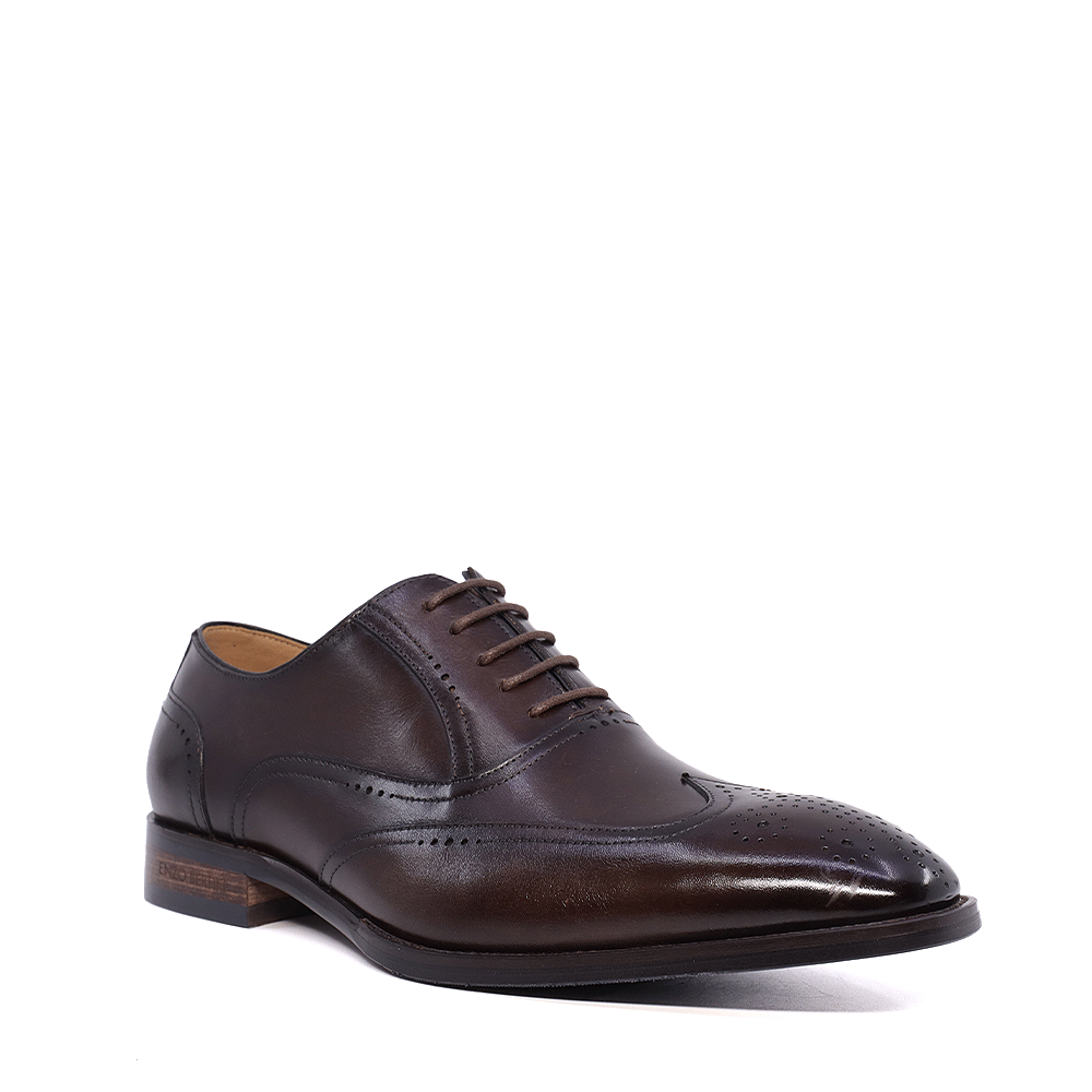 Pantofi oxford bărbați Enzo Bertini Premium Collection maro din piele naturală 1647BP2277M