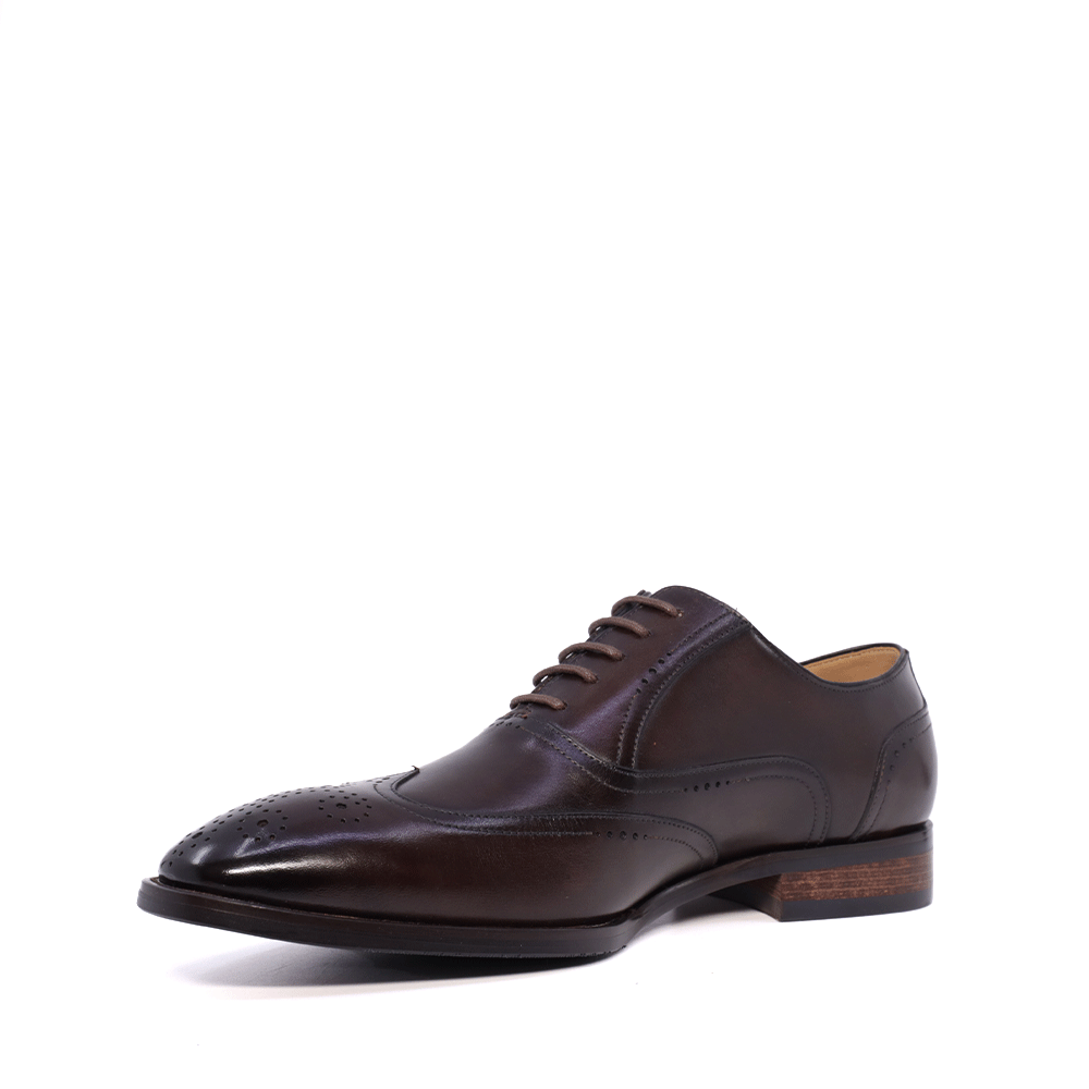 Pantofi oxford bărbați Enzo Bertini Premium Collection maro din piele naturală 1647BP2277M