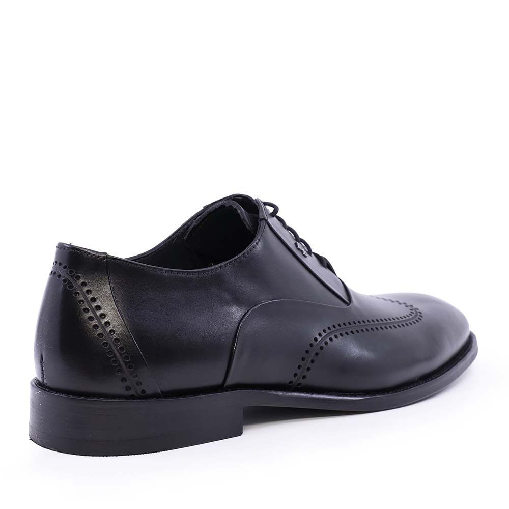 Pantofi oxford bărbați Enzo Bertini negri din piele naturală 3689bp2381n