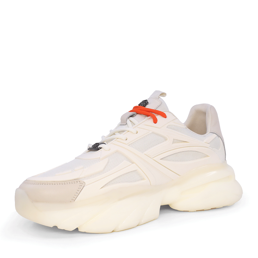 Sneakers bărbați Enzo Bertini bej din piele naturală  și textil  3867BP431BE