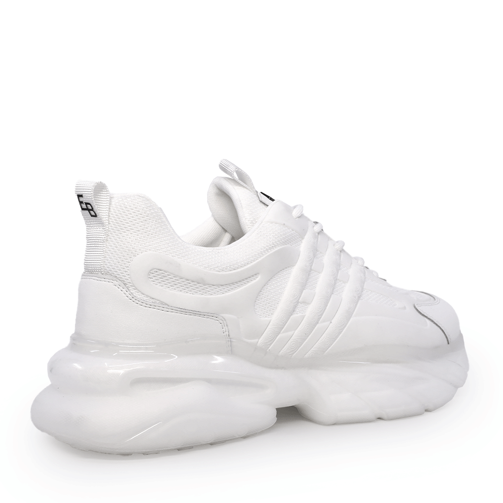 Sneakers bărbați Enzo Bertini albi din piele și material textil 3869bp430a