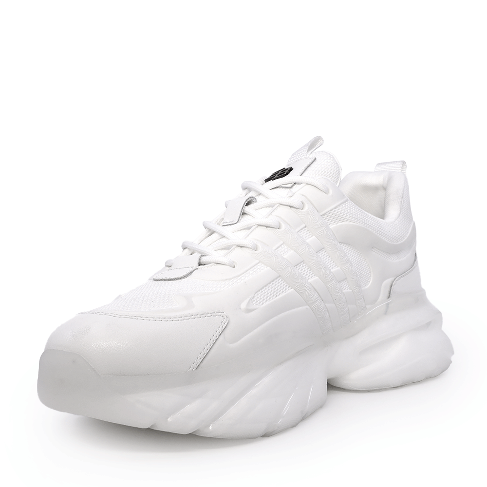 Sneakers bărbați Enzo Bertini albi din piele și material textil 3869bp430a