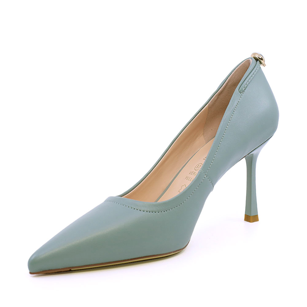 Pantofi stletto femei Enzo Bertini turcoaz din piele 3869DP326TU