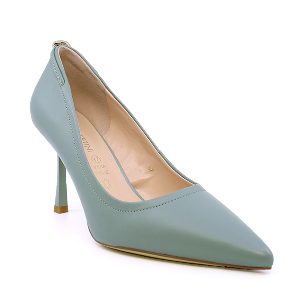 Pantofi stletto femei Enzo Bertini turcoaz din piele 3869DP326TU