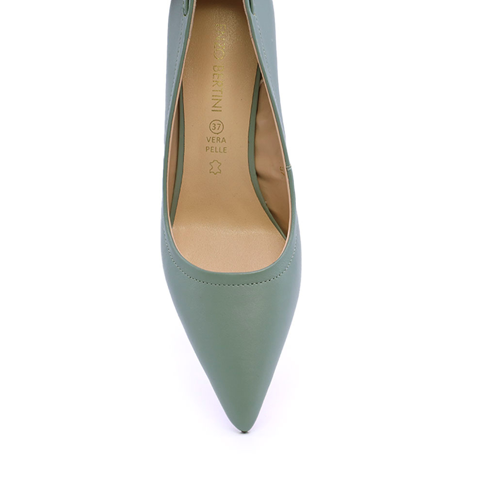Pantofi stletto femei Enzo Bertini turcoaz din piele 3869DP326TU