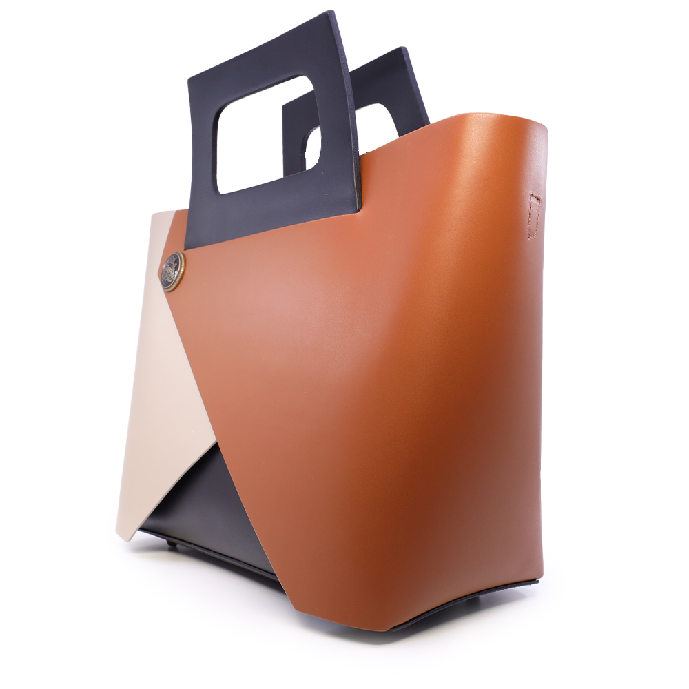 Poșetă tote femei Enzo Bertini maro cognac 154posp3355co