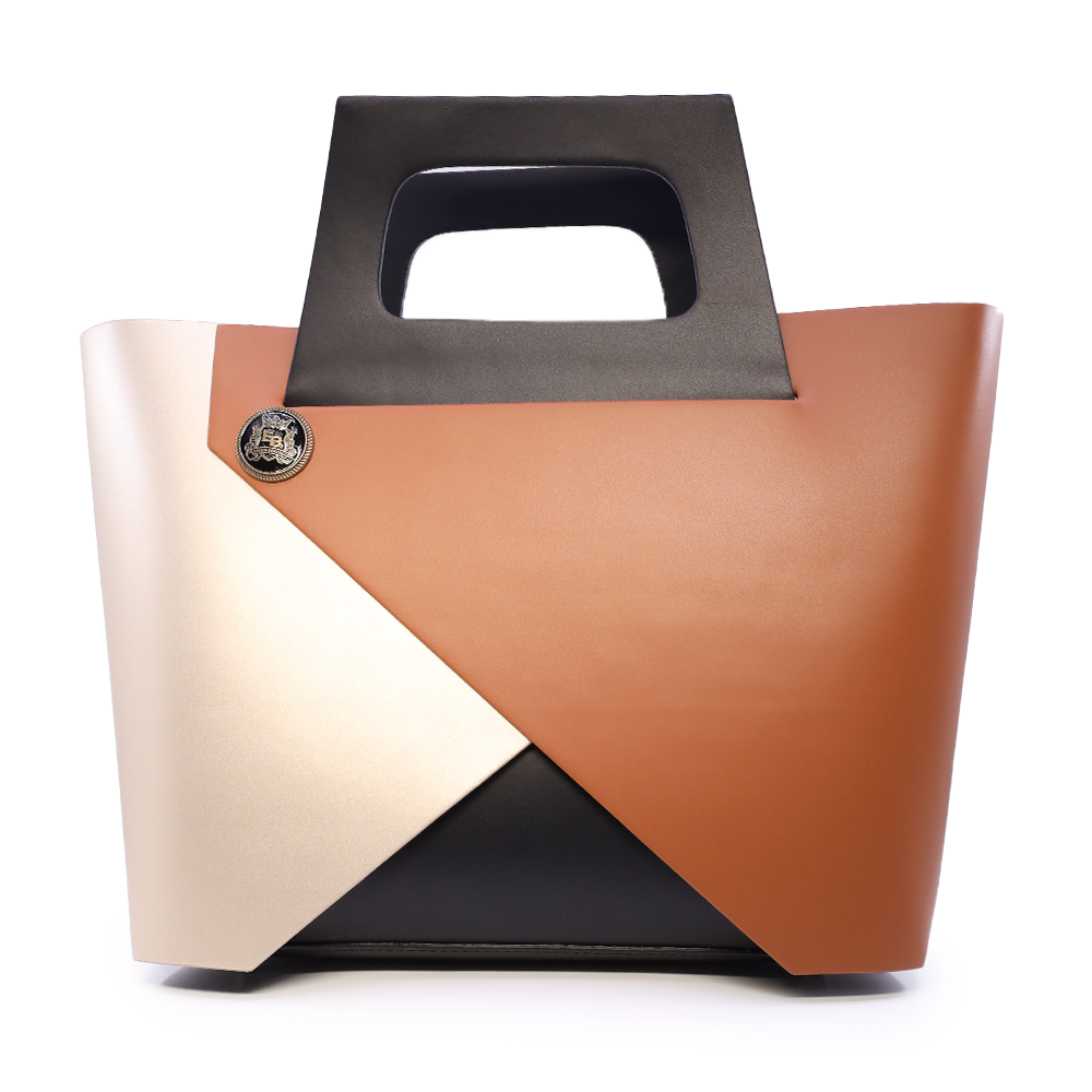 Poșetă tote femei Enzo Bertini maro cognac 154posp3355co