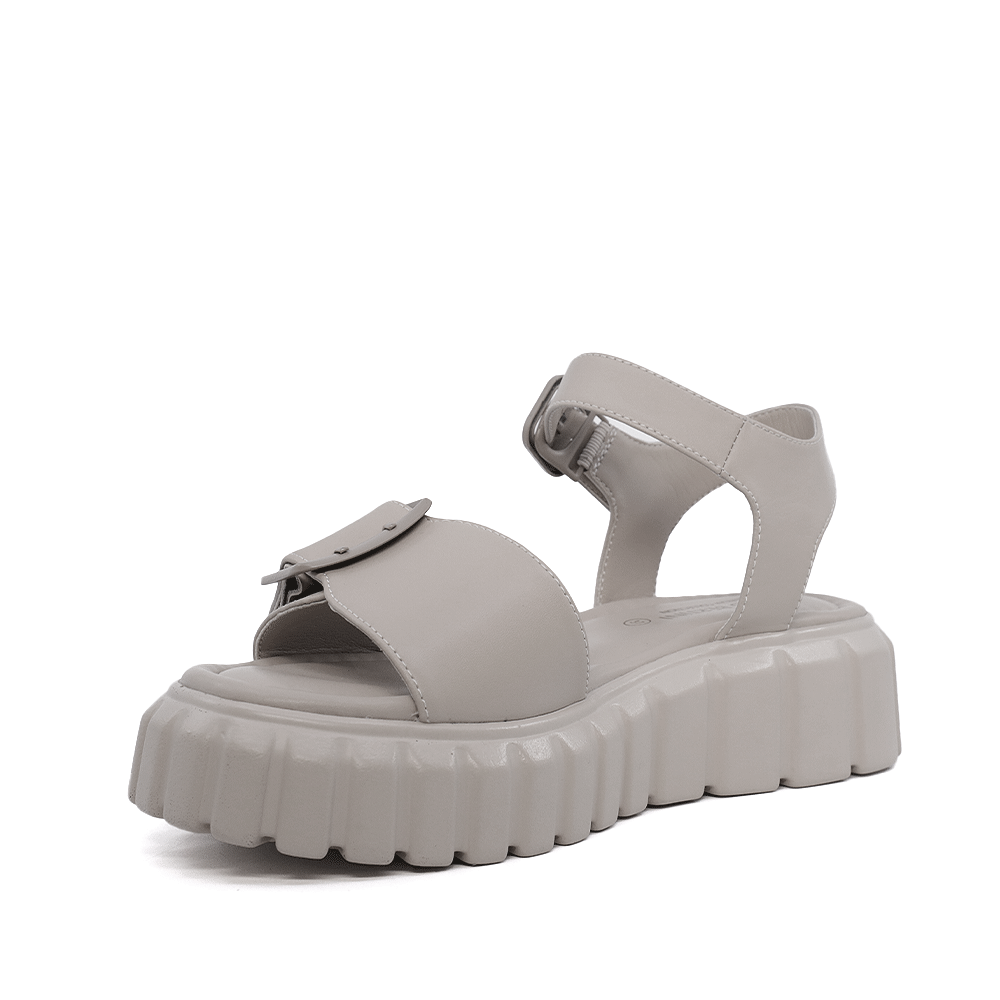 Sandale femei Enzo Bertini gri din piele 1397DS1211GH