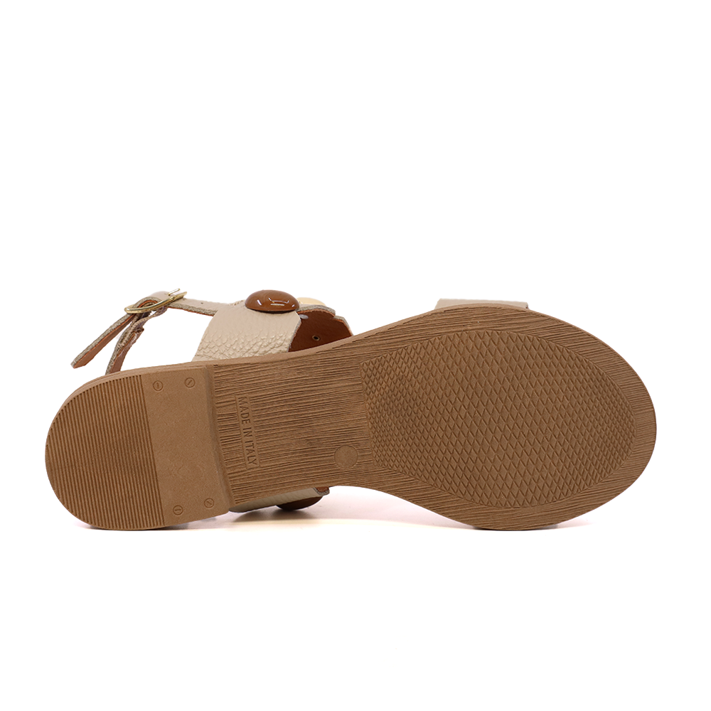 Sandale femei Enzo Bertini gri din piele cu elemente deco 2809DS16308GR