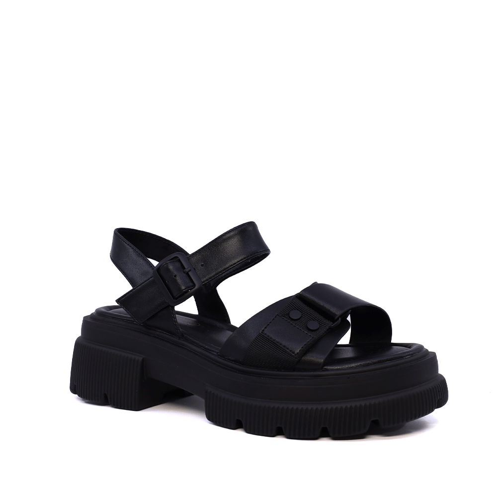 Sandale femei Enzo Bertini negre din piele 1397DS1462N