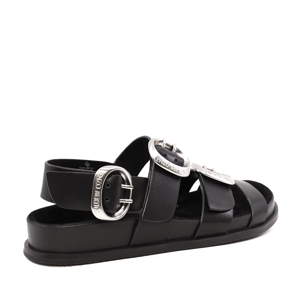 Sandale femei Enzo Bertini negre din piele  2279DS820910N