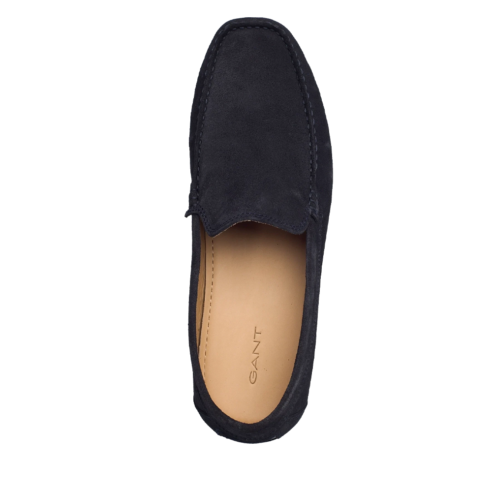 Mocasini bărbați Gant Wilmon bleumarin  din piele întoarsă 1749BM633914VBL