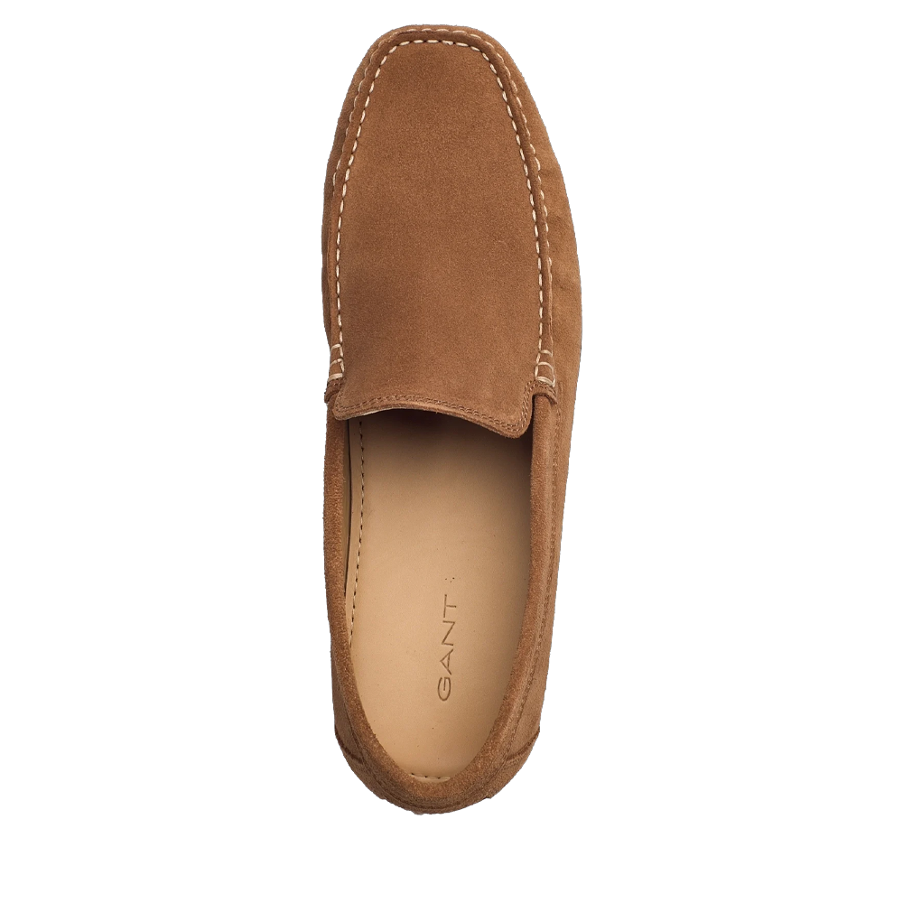 Mocasini bărbați Gant Wilmon cognac  din piele întoarsă 1749BM633914VCO
