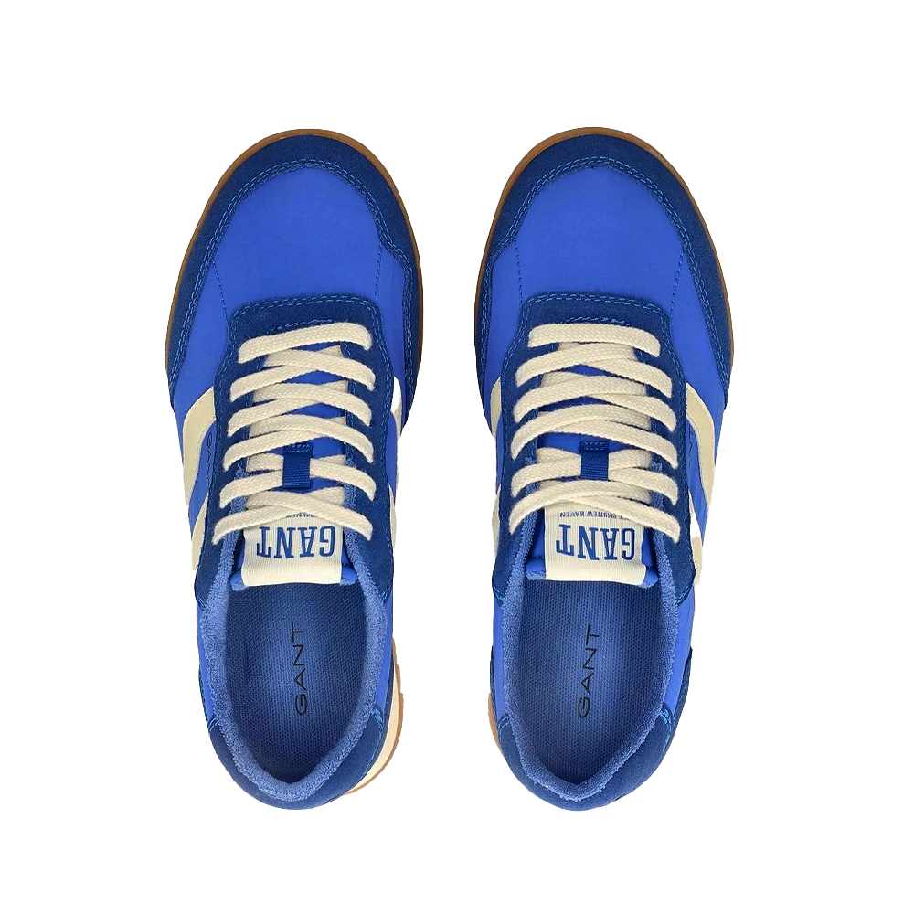 Sneakers bărbați Gant linia  Baylle bleumarin din piele întoarsă și textil  1749BP633837VBL