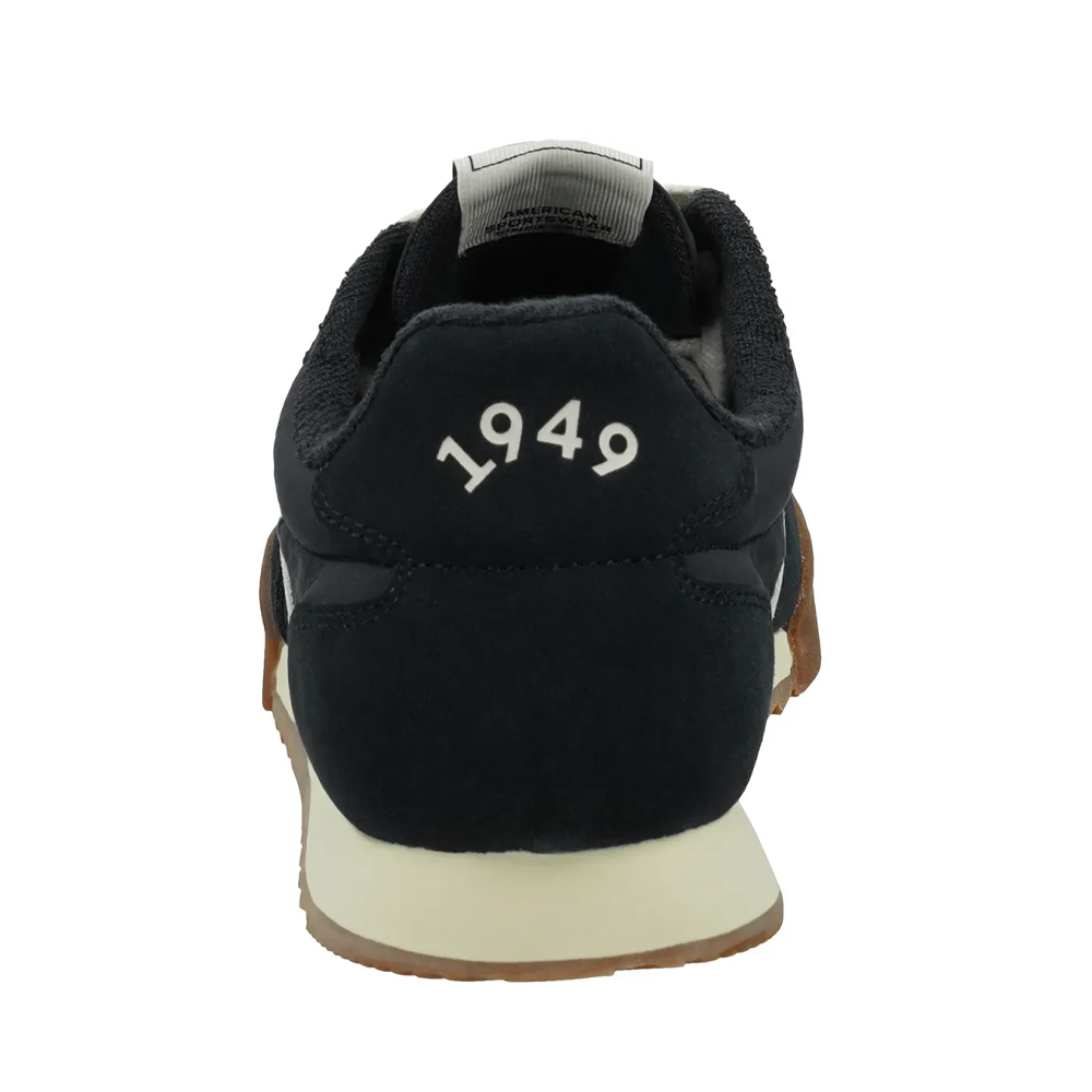 Sneakers bărbați Gant linia  Baylle negri din piele întoarsă și textil  1749BP633837VN