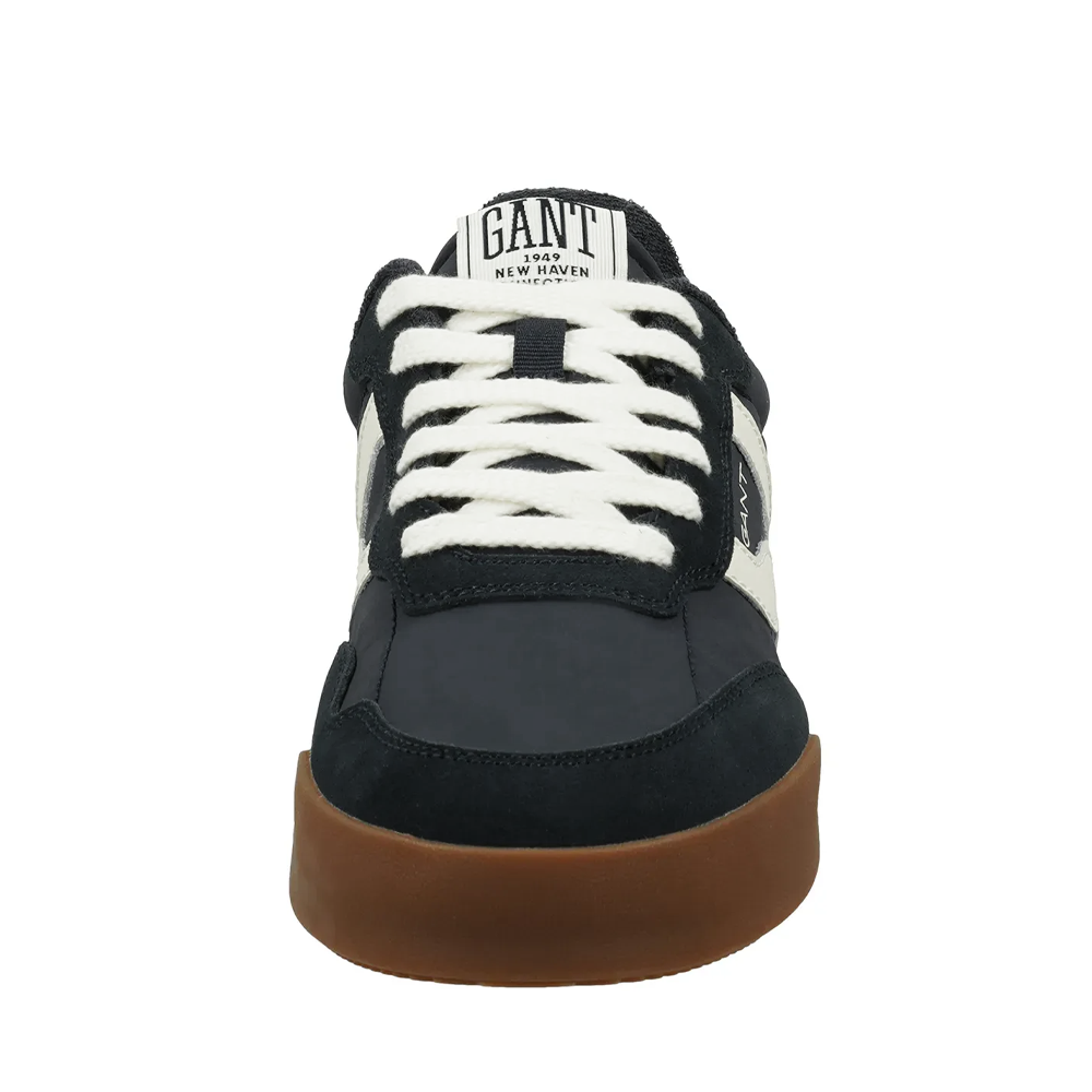 Sneakers bărbați Gant linia  Baylle negri din piele întoarsă și textil  1749BP633837VN
