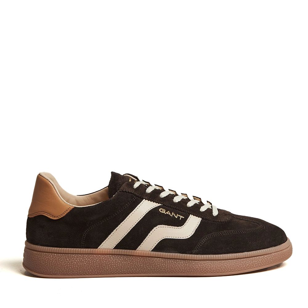 Gant Sneakers bărbați Gant linia Cuzmo maro închis din piele
