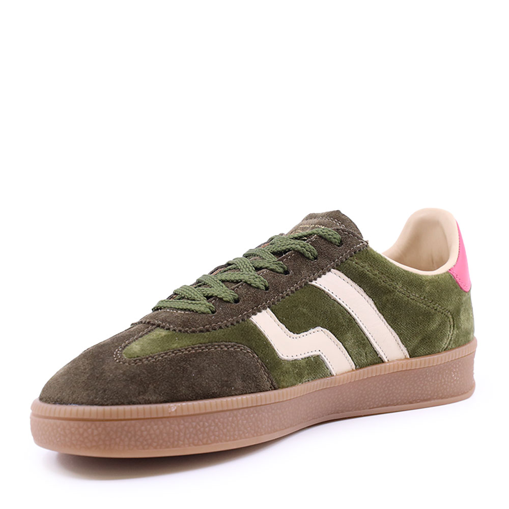 Sneakers femei Gant linia Cuzima verzi din piele întoarsă 1740dp533057vv