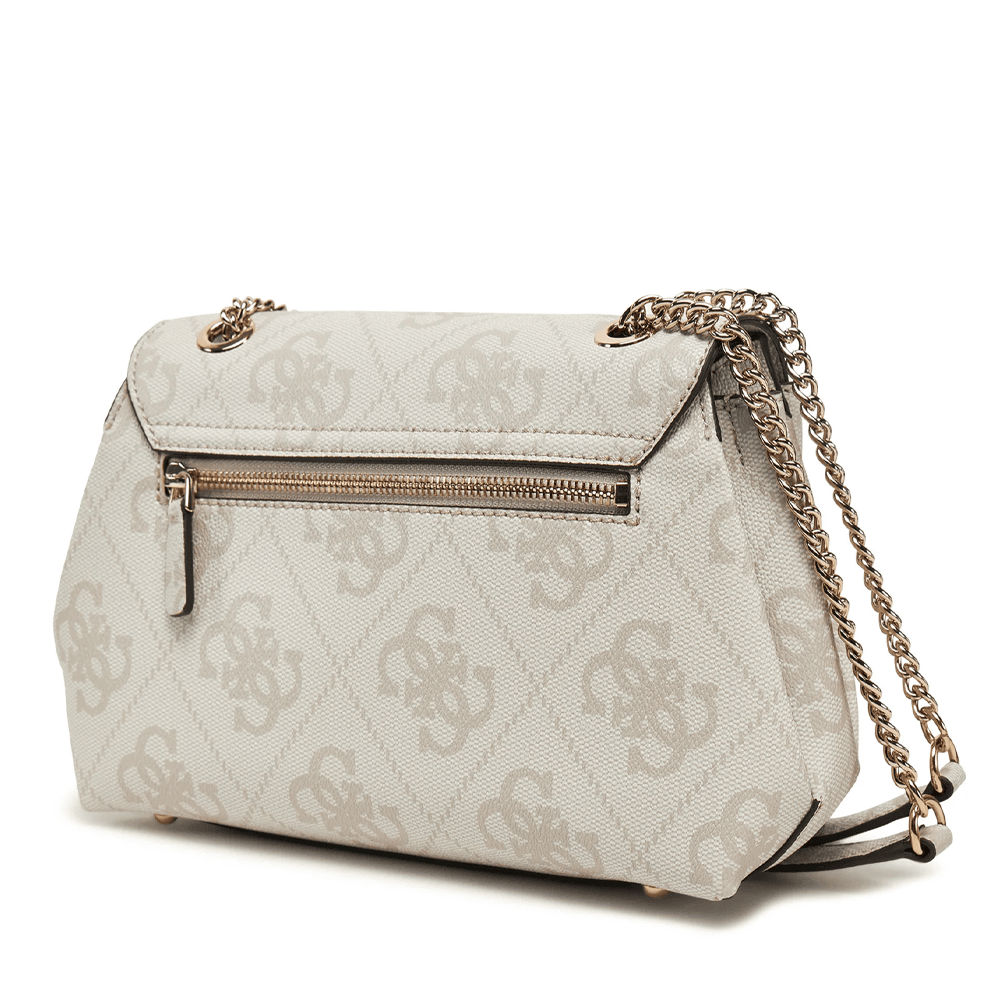 Poșetă tote femei Guess Noelle bej cu brand logo 919POSSHWBG7879250BE