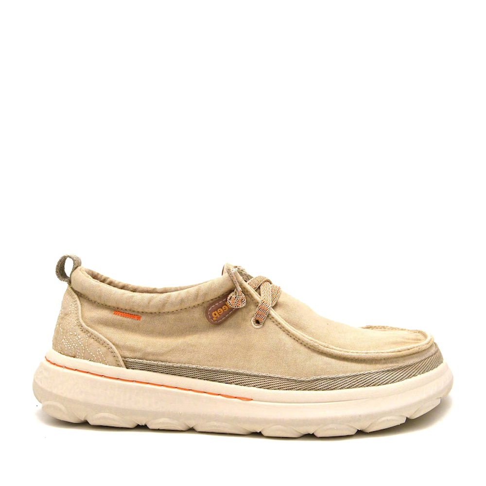 Jeep Mocasini ușori bărbați Jeep Kauai Wallabee bej din textil