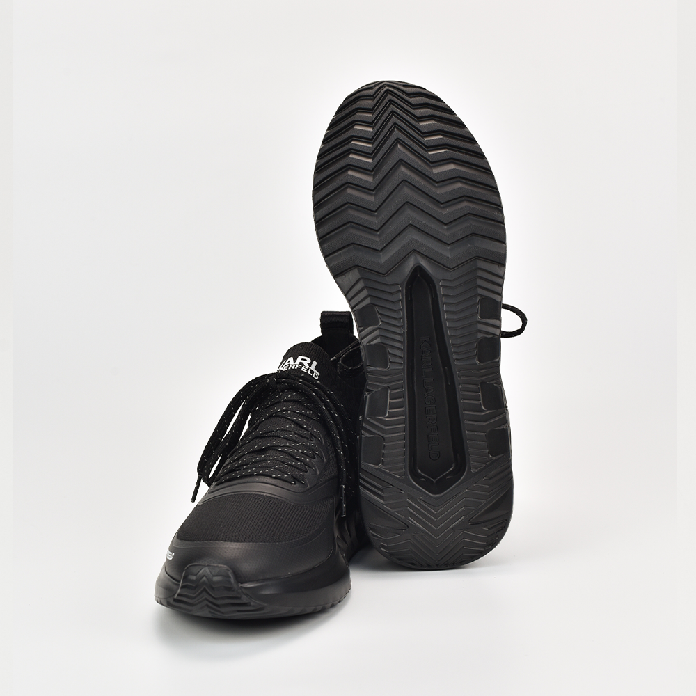 Sneakers bărbați Karl Lagerfeld Kite Run Knit negri 2058BP54616N