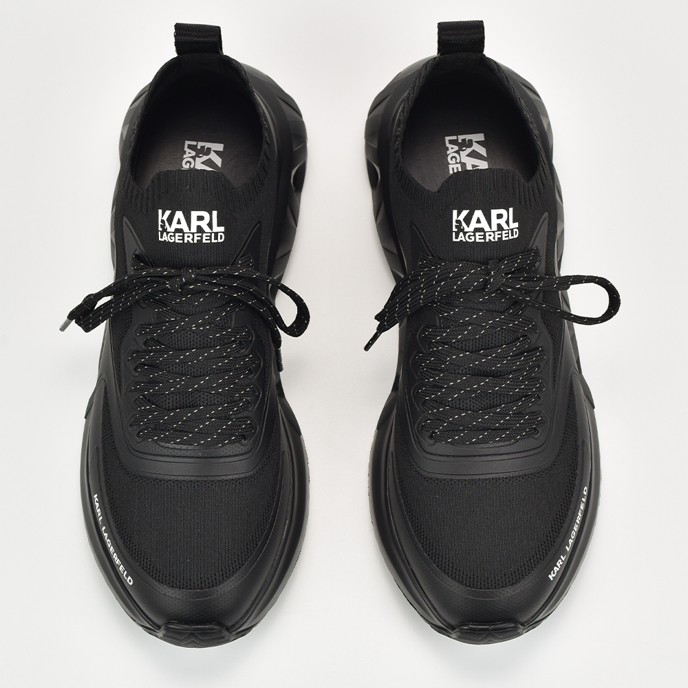 Sneakers bărbați Karl Lagerfeld Kite Run Knit negri 2058BP54616N