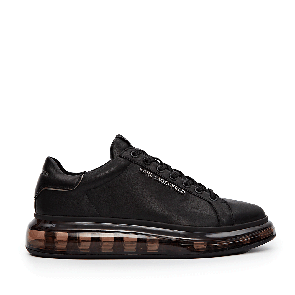 Sneakers bărbați Karl Lagerfeld negri din piele 2058bp52625n 
