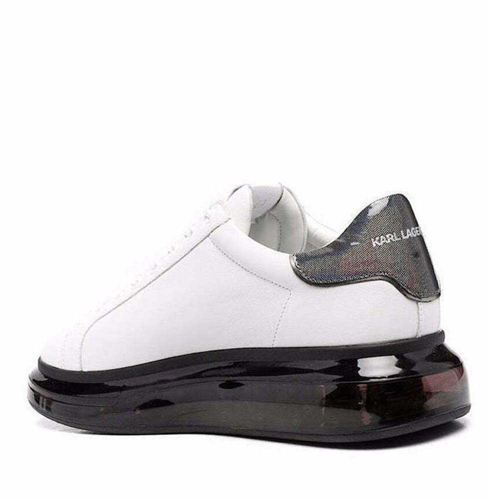 Sneakers bărbați Karl Lagerfeld Kapri Kushion Lo Lace albi 2050BP52625A