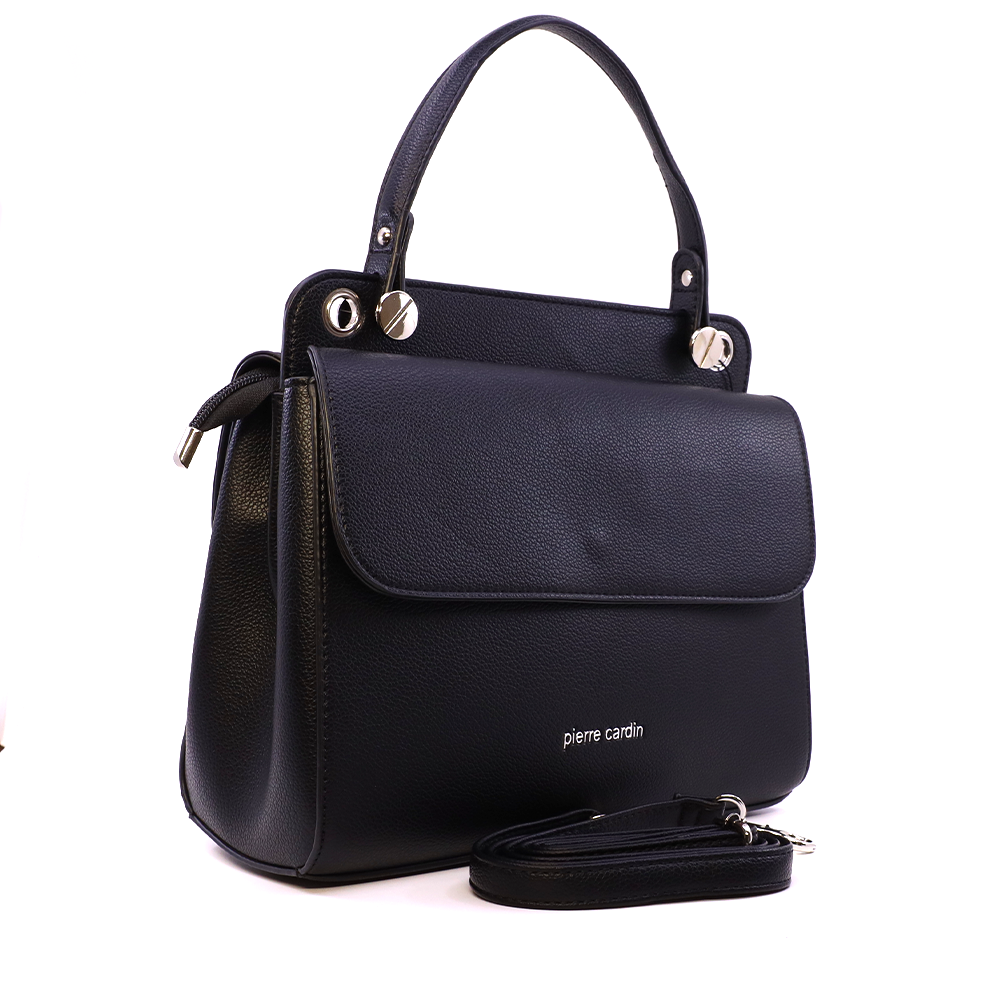 Poșetă satchel femei Pierre Cardin neagră 7POSS719105N