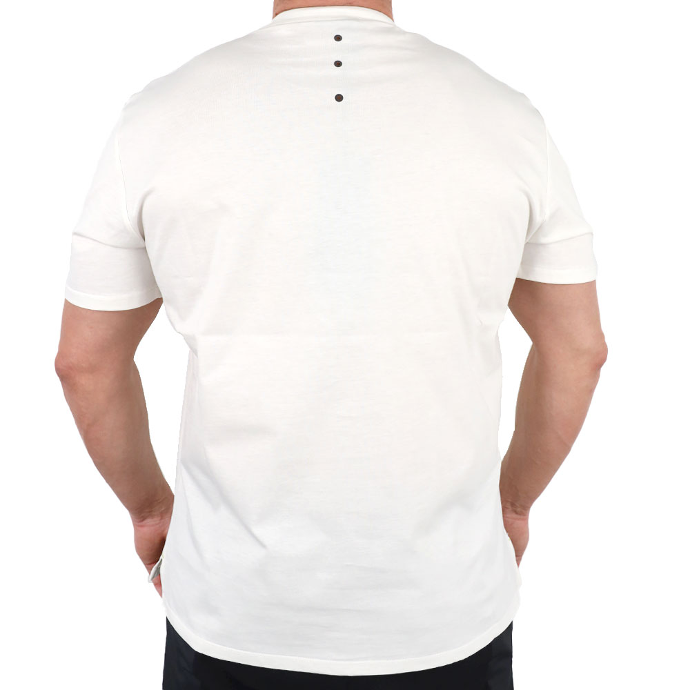 Tricou bărbați Premiata alb din bumbac 169ebtric1017a