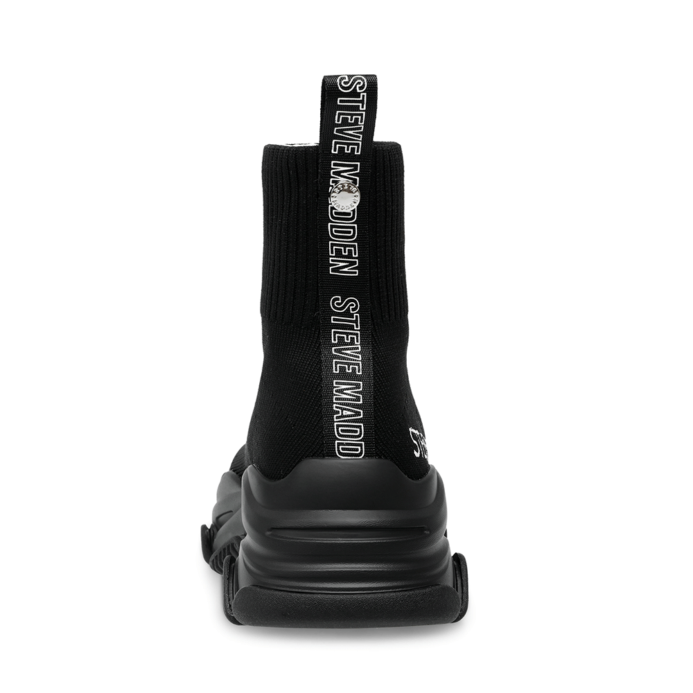 Ghete slip on femei Steve Madden Prodigy negre din textil 1469dgsprodigyn