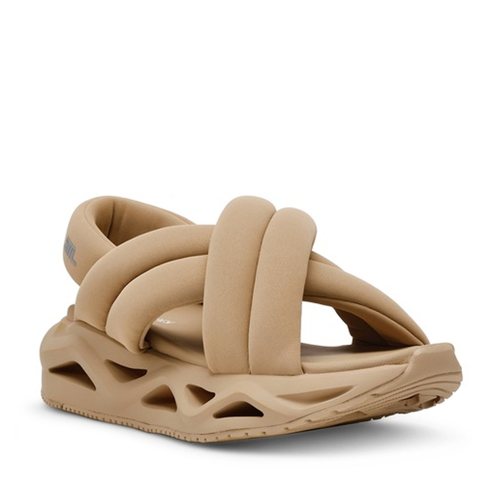 Sandale femei Steve Madden bej din material textil 1469DSHURDLE2BE